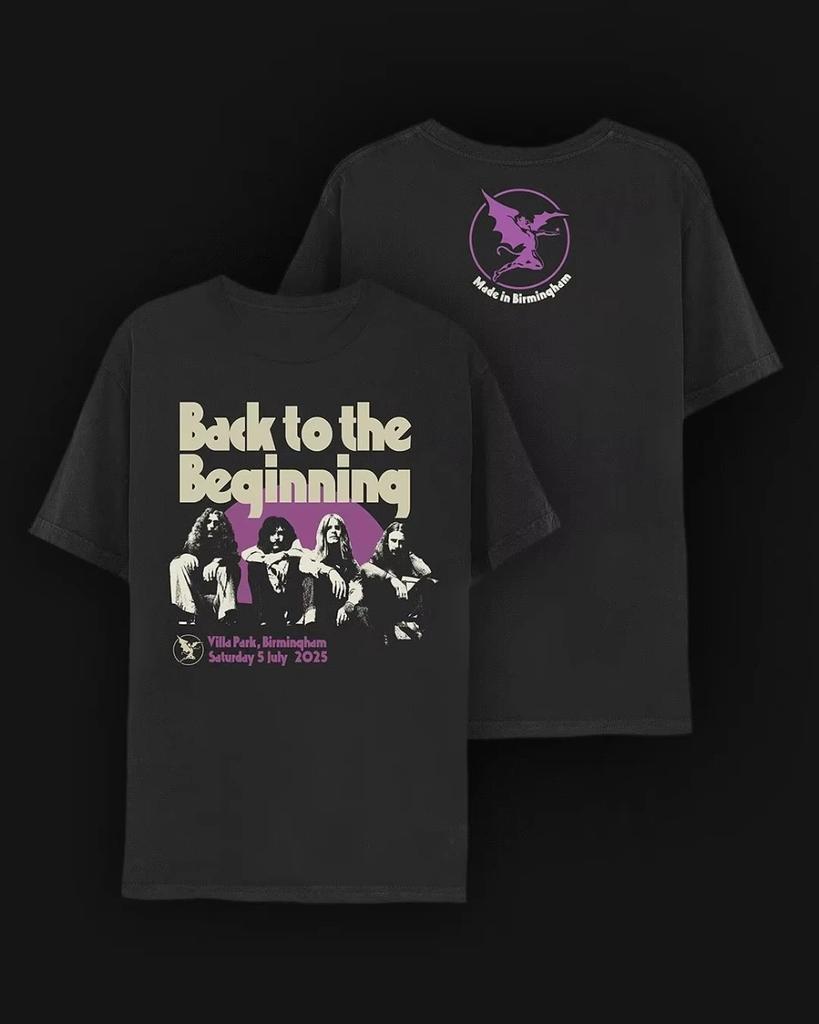 2026 Black Sabbath и Ozzy Osbourne Back To The Beginning Мерч Мероприятие Футболка с составом Мужская Женская Футболка Ins Y2k Новый Бренд Новый Стиль