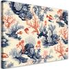 Canvas Print, Corals and Fish AI