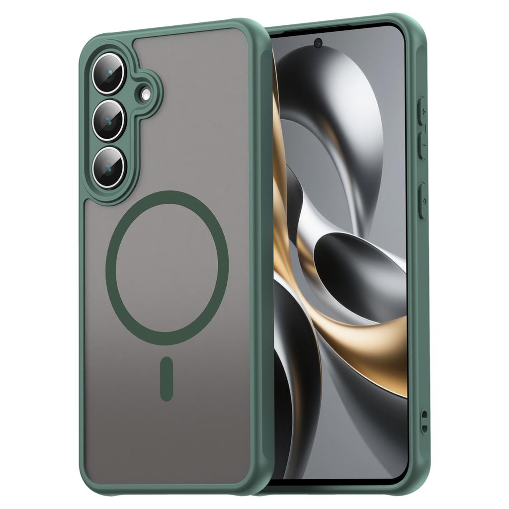 Для Samsung Galaxy S25 FE Чехол Совместимый с MagSafe Противоударный ПК+ТПУ Чехол для телефона