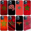 Чехол с гербом и флагом Марокко для Apple iPhone iPhone 14 13 12 Mini 11 Pro Max 7 8 XR X XS 7 8 Plus SE 2020 2022, черный чехол