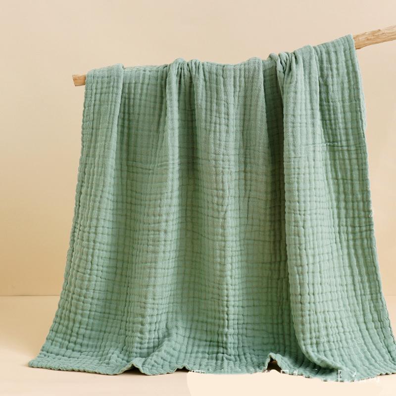 Детское банное полотенце, 6 слоев, марлевое одеяло для младенцев, 1 шт., детская пеленка, постельное белье 105*105 см, одеяло из чистого хлопка с пузырьками, муслиновое одеяло