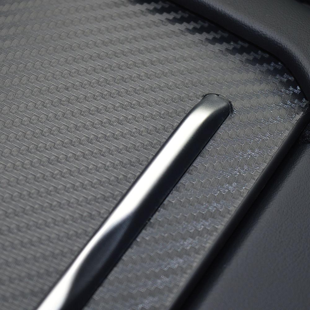 Наклейка на подлокотник в стиле центральной консоли из углеродного волокна для Tesla Model SX