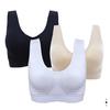 Plus Size Women Shockproof Breathable Wireless Push-up Vest Bra Sport Underwear