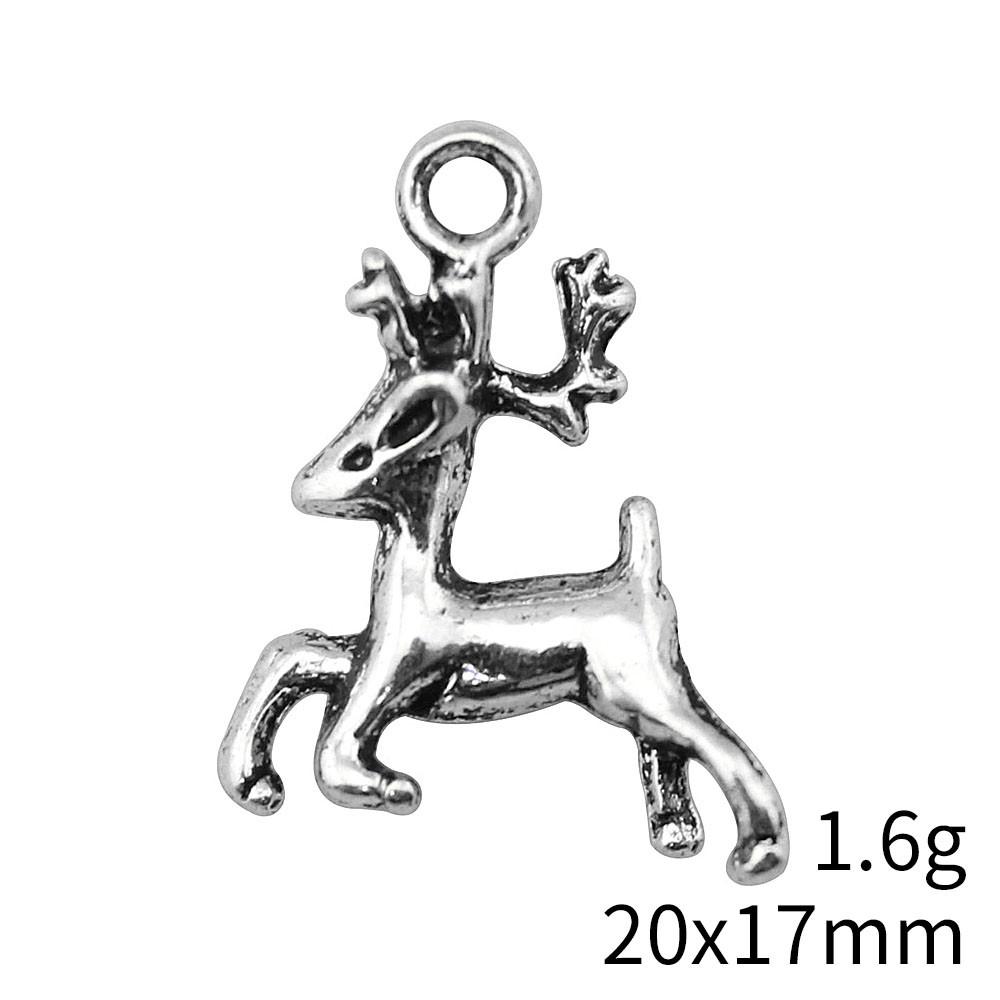 NewArrivals Charms For Jewelry Deer Christmas Day Charms Pendant Audience Bracelet Pendant