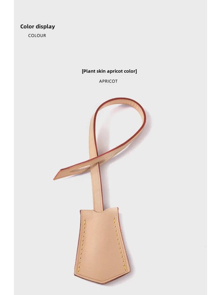 Бирка для сумки из кожи, меняющая цвет, MHS-D-10 - растительного дубления, винтажный цветочный дизайн