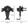 Car Phone Holder Gravity Sensing Auto Grip Universal Bracket For Citroen Jumper Cactus Saxo Jumpy C8 C-Elysee C15 C4L CelyseeC6 MC5