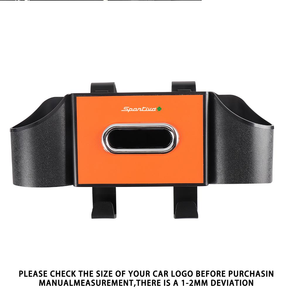 YYCE3 1PC For Alfa Romeo 159 Giulietta Mito 147 Stelvio Multifunctional Car Tissue Box Organizing Phone Holder Storage Box Accessories