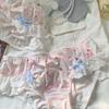 Низкая талия Бантик Мишка Трусики Точечные Оборки Трусики Женские Милые Кружевные Бантики Слипы Леди