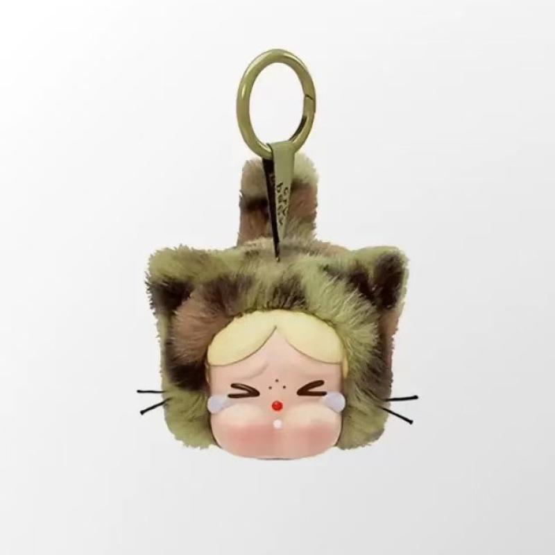 1 шт. Брелок в виде фигурки, Серия Crybaby Wild But Cutie, Виниловая плюшевая подвеска, Украшение для сумки, Фигурки, Куклы, Модель, Подарок