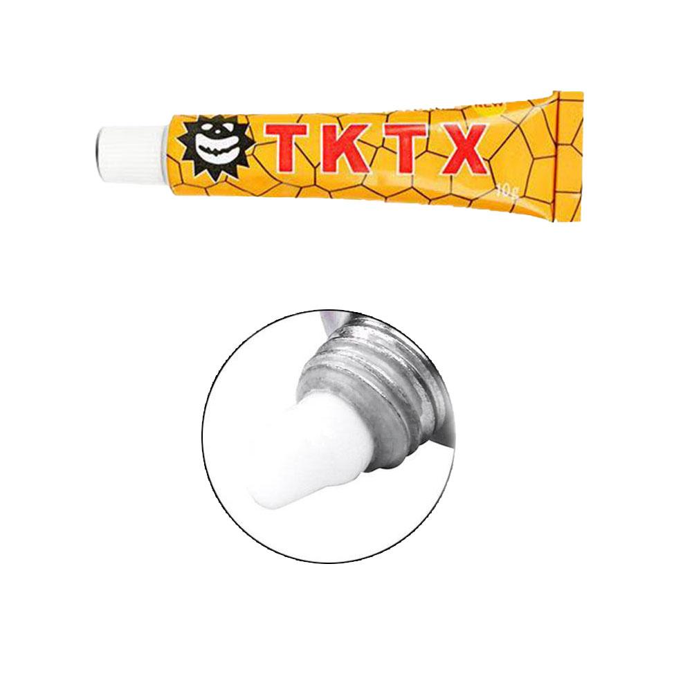 10 г анестетик для татуировки, быстрое онемение кожи, TKTX40%, желтый крем, полупостоянный