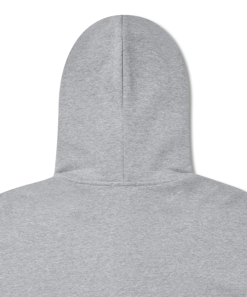 Musinsa Standard Extra Oversized Hooded Sweat Zip-Up [Medium Grey]