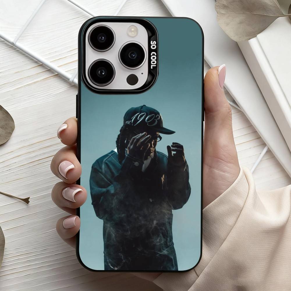 D-Don T-Toliver-R Рэпер Певец Чехол для телефона Для iPhone17,16,15,14,13,12,11 Plus,Pro Max Черный Конфетный серебряный чехол для телефона