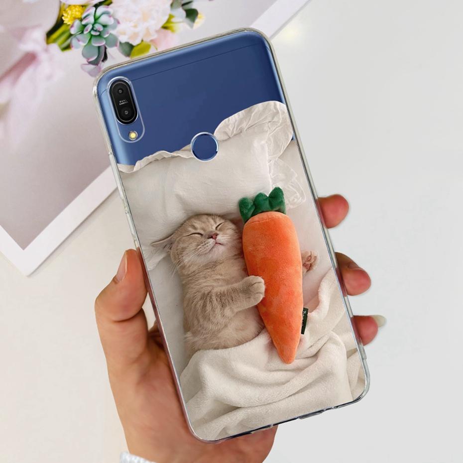 Красивый чехол с принтом для Asus ZenFone Max Pro (М1) Мягкий силиконовый чехол из ТПУ ZB602KL ZB601KL для телефонов Asus X00TD X00TDB