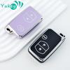 Чехол для ключей из ТПУ с 3 кнопками для Toyota Camry Crown Majesta Highlander Land Cruiser Prado Kluger Mark X Subaru Foreste XV Protector