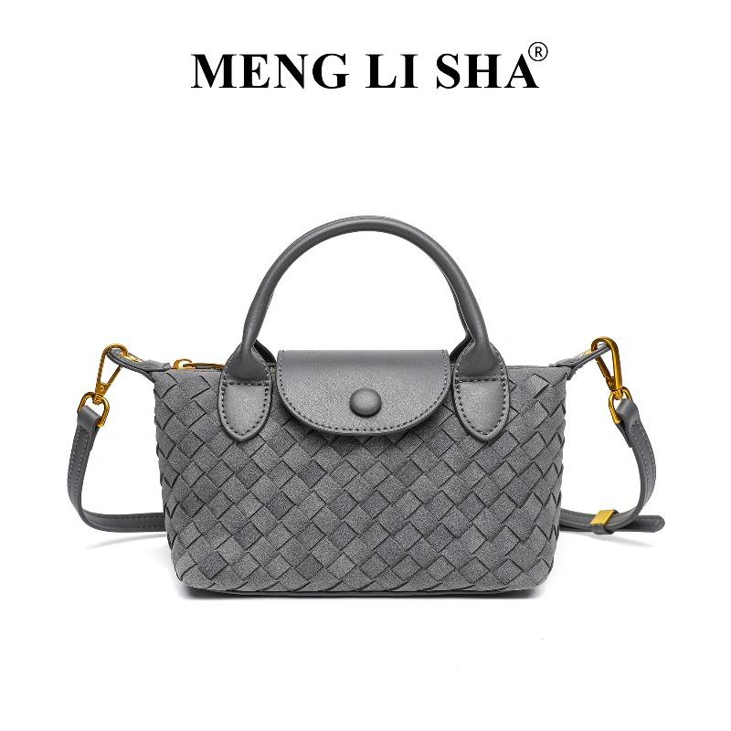 New fashionable hand-woven bag single shoulder crossbody Longxiang dumpling bag commuter versatile portable women's bag