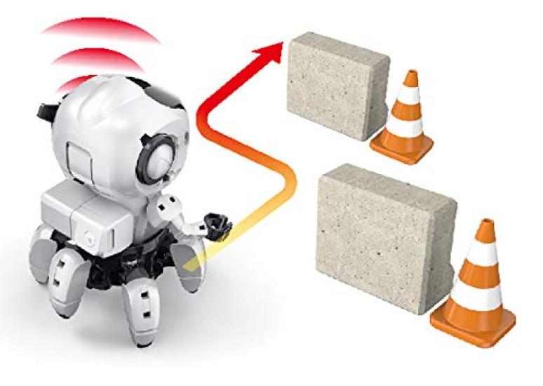 ELEKIT ELEKIT Следуйте за комплектом для программирования робота для шагающего робота PaletteIDE, оснащенного инфракрасным портом (ELEKIT 6-ногий радар)