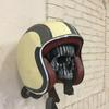 Motorcycle Skull Helmet Bracket Wall Mount Bicycle Baseball Rugby Funny Helmet Hanger