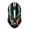 Проводная USB-клавиатура RGB-подсветка Игровая клавиатура Механическое ощущение клавиатуры 104 клавиши Стандартная клавиатура для ноутбука с Windows
