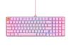 Glorious GMMK2 PC Gaming Keyboard Full Size Pink with LED Backlight English Layout Glowing RGB Mechanical Keyboard Wired USB Mechanical Keyboard
