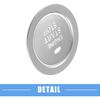 Engine Start Stop Ignition Button Overlay Cover Decal Interior Trim Sticker for Hyundai Sonata 2011-2014 Aluminum Alloy Silver Tone