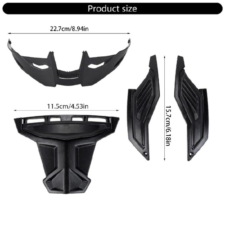 Cool and Comfortable Riding Experience with Helmets Vent Air Spoiler Accessory for Superior Air Circulation During Rides