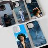 Чехол для телефона Conan Grey Wishbone C для iPhone 17,16,15,14,13,12,11,Pro,Max,Plus Мягкий черный чехол