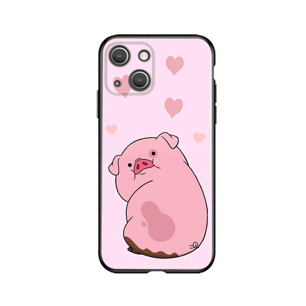 For Xiaomi Poco F3 M3 X3 GT Mi 11 11i 11T Ultra Redmi Note 10 10S The Pink Pig Cute For iPhone 13 Mini Pro Max Phone Case