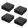 Winova Rubber Mats, Set of 4, Anti-Slip, Height Adjustable, Soundproof, and Anti-Vibration Rubber Mats for Furniture, Tables, Chairs, and Beds, Noise