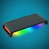 Подставка-держатель для компьютерного монитора с USB-хабом и RGB-подсветкой, подставка для экрана ПК, настольное хранилище, клавиатуры, мышь