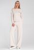 Elegancka Bluza Damska Bez Kaptura - Bluza Z Kieszenią - Beżowa M1202 R. S/M