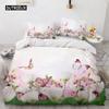 Luxury 3D Bedding Set Europe Double Duvet Cover Set Bed Linen Comfortable BlanketQuilt Cover Bed Set Nordic Colour