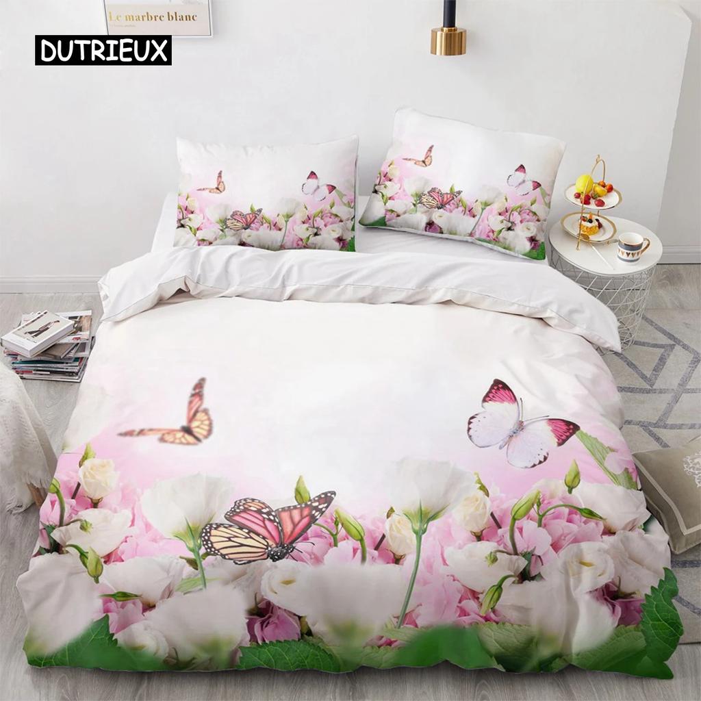 Luxury 3D Bedding Set Europe Double Duvet Cover Set Bed Linen Comfortable BlanketQuilt Cover Bed Set Nordic Colour