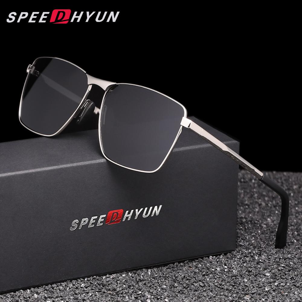 SPEEDHYUN Легкие классические солнцезащитные очки с полной защитой от ультрафиолета, поляризованные