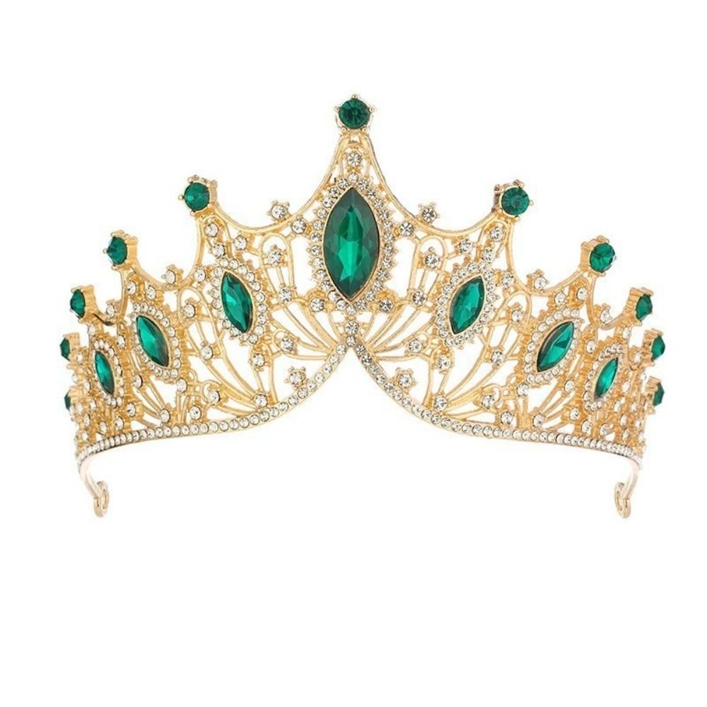 Барочная хрустальная тиара сплав свадебная повязка на голову винтажная бижутерия для выпускного платья свадебная вечеринка