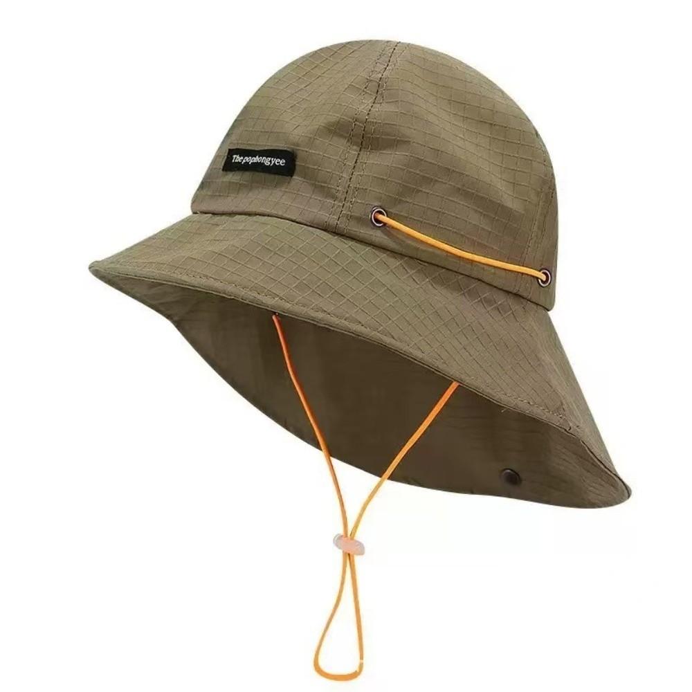 UV Protection Bucket Hat Adjustable Casual Sun Protection Hat Gifts Summer Drawstring Bucket Cap