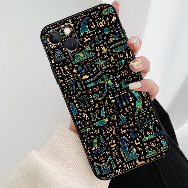 Чехол для телефона с муралом Фараона Египта Для iPhone 17 Pro Max 15 14 13 11 12 16 Pro Max mini 15 16 Plus 16e 17 Air Cover