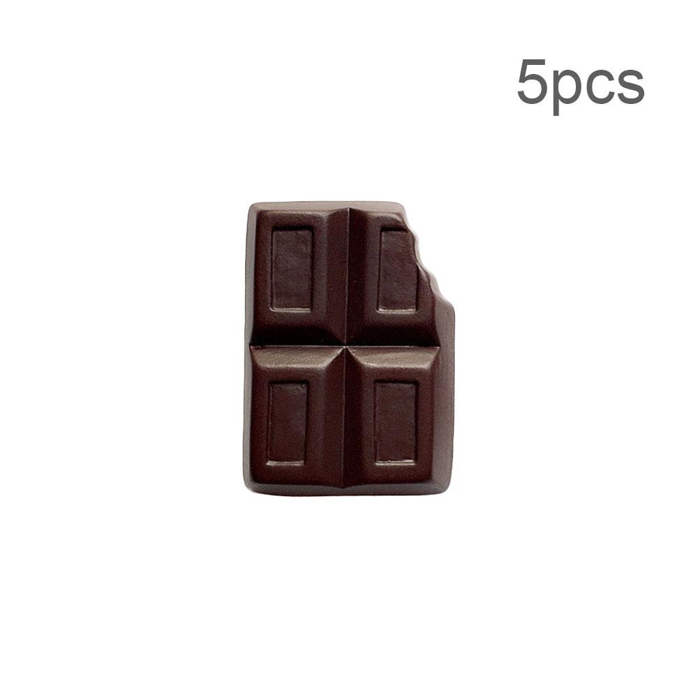 5 шт. имитация еды, шоколадная смоляная художественная композиция, трехмерный милый домашний декор, магнит на холодильник, украшение на холодильник