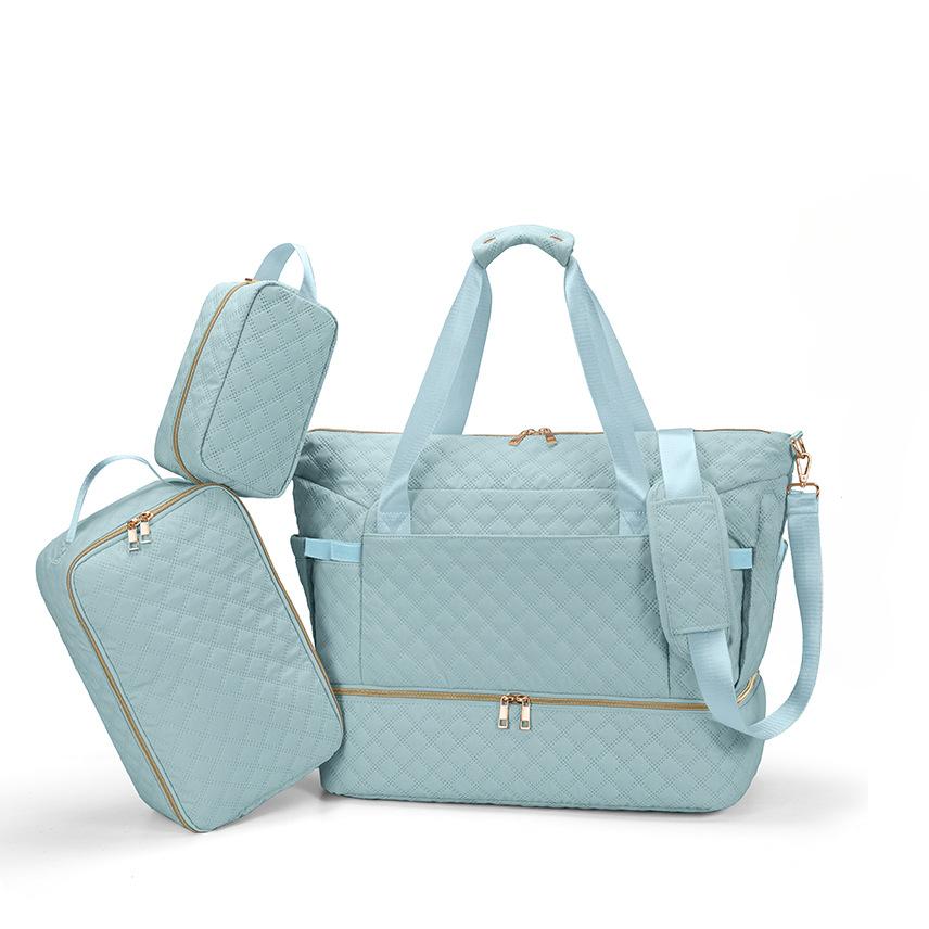 Mommy Bag Large Capacity Leisure Sports Diaper Bag Mother's Portable One Shoulder Travel Adjustable Trolley Luggage Bag Baby Bag