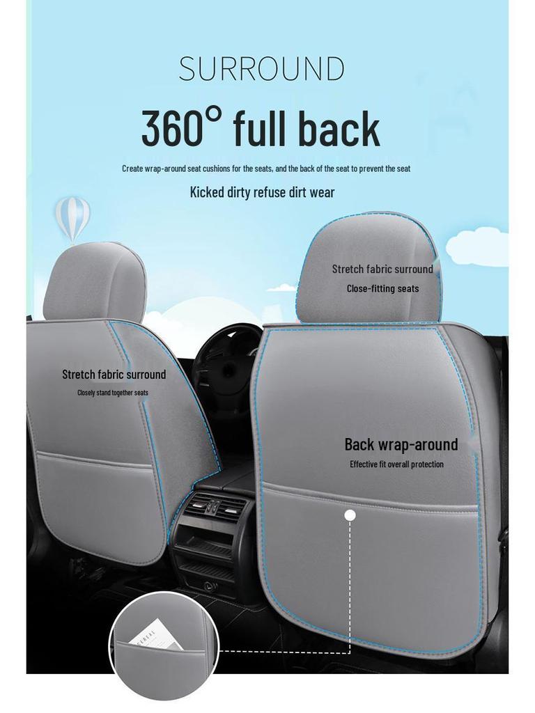 EC7 Boyue GL Emgrand GS Vision X6 Внедорожник Мультяшный Кожаный Чехол на Сиденье для Пятиместных Автомобилей