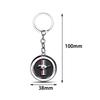 NOBP7 3D Metal Alloy Car Keychain Badge Logo Auto Decor Accessory For Ford Fiesta Focus 2 Mondeo mk4 Mustang Ranger Kuga S-MAX Transit