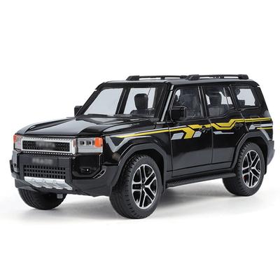 1/24 Toyota Land Cruiser Prado LC250 Внедорожник Литой Металлический Модель Игрушечного Автомобиля Звук и Свет Детская Игрушка Коллекционный Предмет Подарок на День Рождения