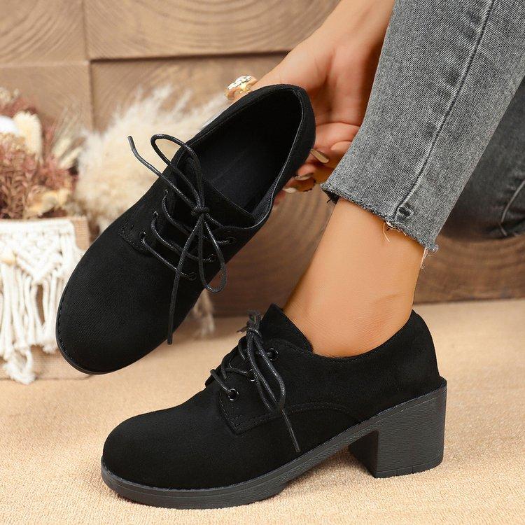 Свободные женские модели Не утомляют ноги Увеличивающие рост Водонепроницаемые Нескользящие Амортизирующие Удобные Модные Универсальные Ботинки на шнуровке