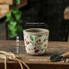 Vase Vintage Ceramic Desktop DecorationOutdoor Garden Special Flower Pot Home Indoor Breathable Creative PastoralStyle HighSense