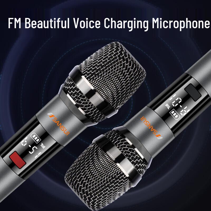 Sansui MC106 Универсальный Bluetooth-динамик для KTV, штекер CN (адаптер в комплекте) (Китайская версия)