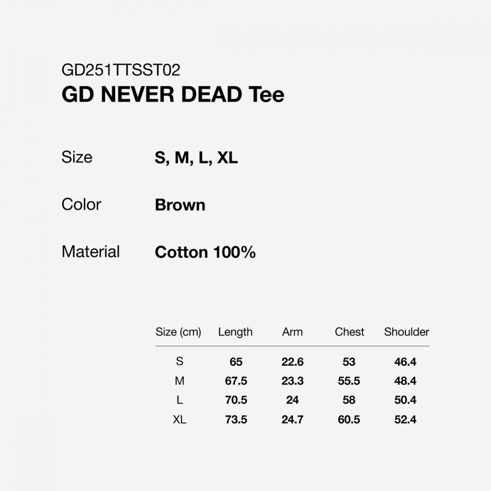 Thisisneverthat Футболка Gd Never Dead Gd251ttsst02