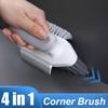 1PCS Wall Corner Brush Windows Slot Cleaner Floor Seam Brush Scraping Brush Bathroom Floor Corner Brush Toilet Cleaning Brush