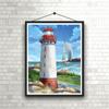 5D Diy Diamond Painting Lighthouse Cross Stitch Set Full Diamond Embroidery Mosaic Art Picture of Rhinestones Decor Gift