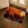 1/2/4 шт., забавный декоративный коврик для двери в виде черепа, для входа в помещение, нескользящий резиновый коврик для украшения на Хэллоуин