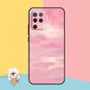 Пастельно-розовый чехол для OPPO Find X5 X3 Lite Pro A15 A16 A52 A72 A5 A9 A31 A53 A83 A93 A54 A74 A94.