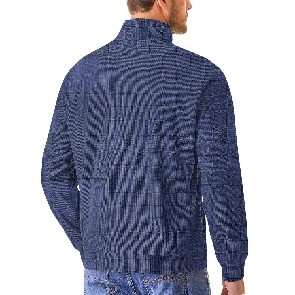 Мужская повседневная толстовка в стиле ретро с градиентным принтом